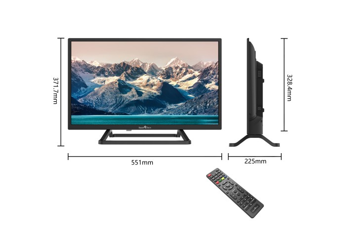 24" T3 HD LED TV