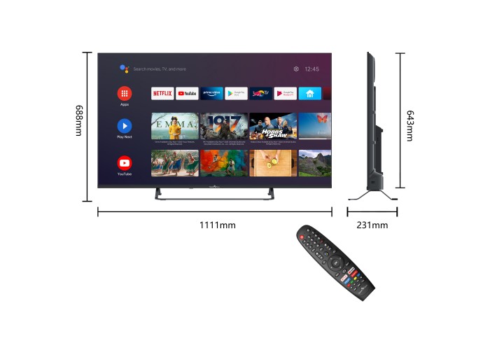 50" V3 4K Ultra HD Android TV™