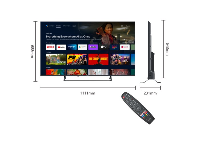 50" V3 4K Ultra HD Android TV™