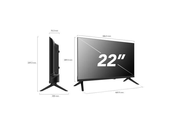 22"  FHD LED TV