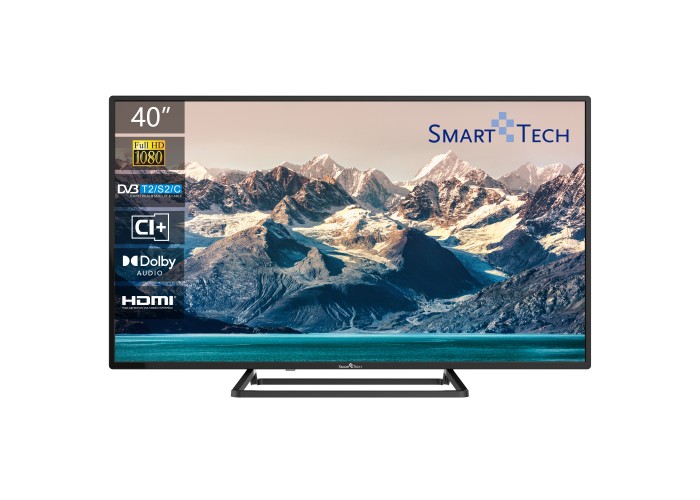 No Smart TV LED 40 - SMART TECH Televisor Full HD no inteligente, Smart  Tech 40FN10T2, 40 pulgadas, 101 cm, Full-HD, DVB-T2 (H.265), Negro