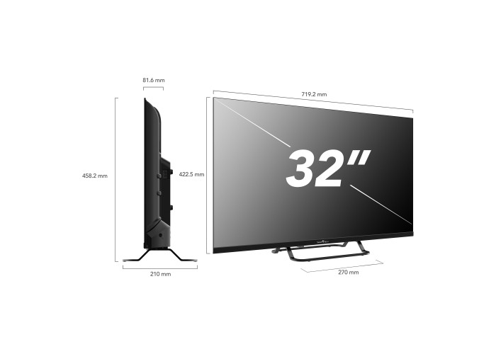 32" 2V HD LED VIDAA Smart TV