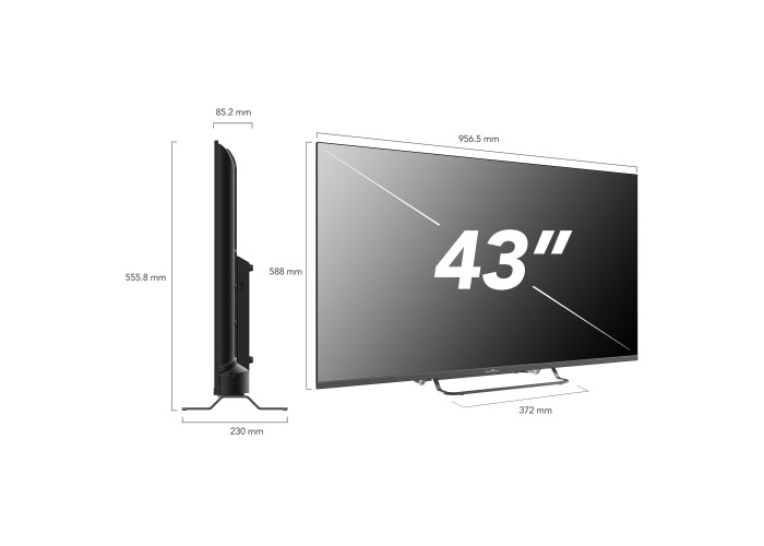 43" 2V 4K Ultra HD Google TV™