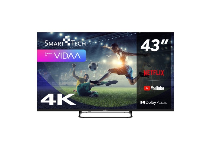 43" 1V 4K UHD LED VIDAA Smart TV