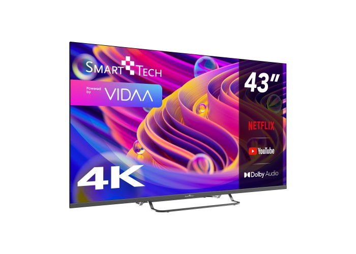 43" 1V 4K UHD LED VIDAA Smart TV