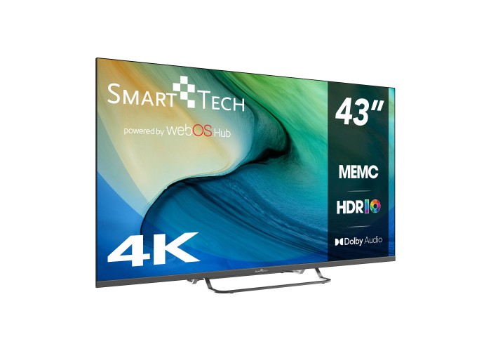 43" 2V UHD LED webOS  Smart TV