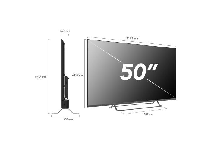 50" 2V Quantum Dot Google TV™ 60Hz