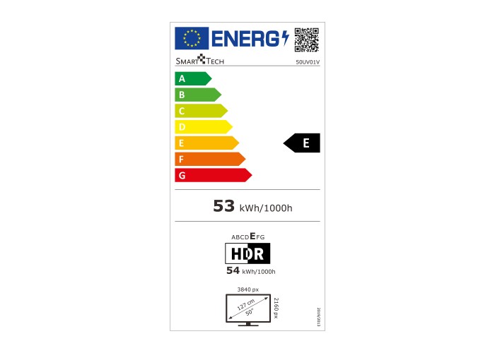 50" 1V 4K UHD LED VIDAA Smart TV