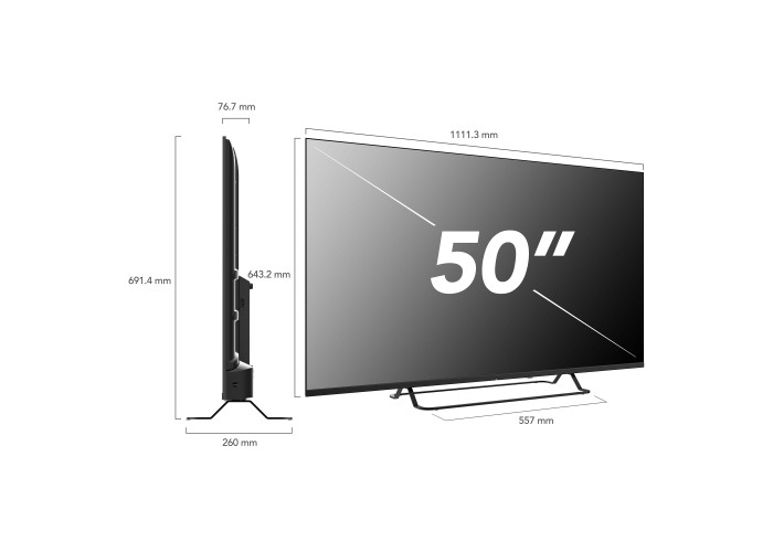 50" 1V 4K UHD LED VIDAA Smart TV