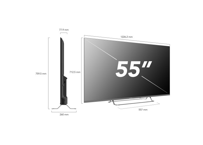 55" 2V Quantum Dot Google TV™ 60Hz