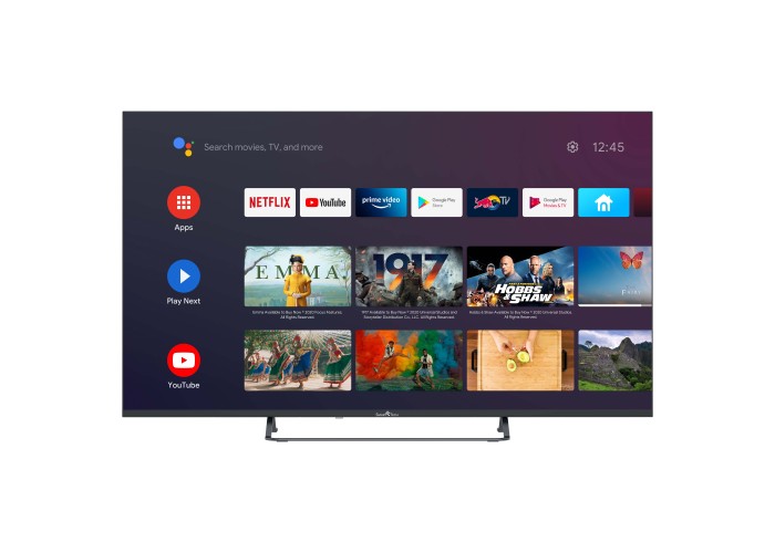 Télévision Écran Plat, Astech Smart TV LED 55 Pouces 4K Ultra HD