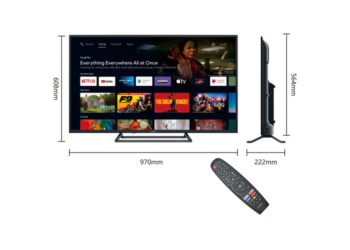 43" T3 4K Ultra HD Android TV™